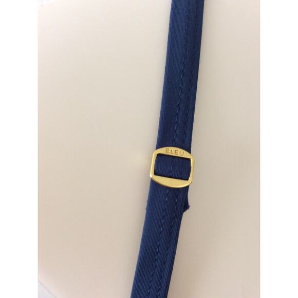 Bleu Rod Beattie Swim Bikini Top Halter Eyelet Embroidered Swimwear - Picture 4 of 8